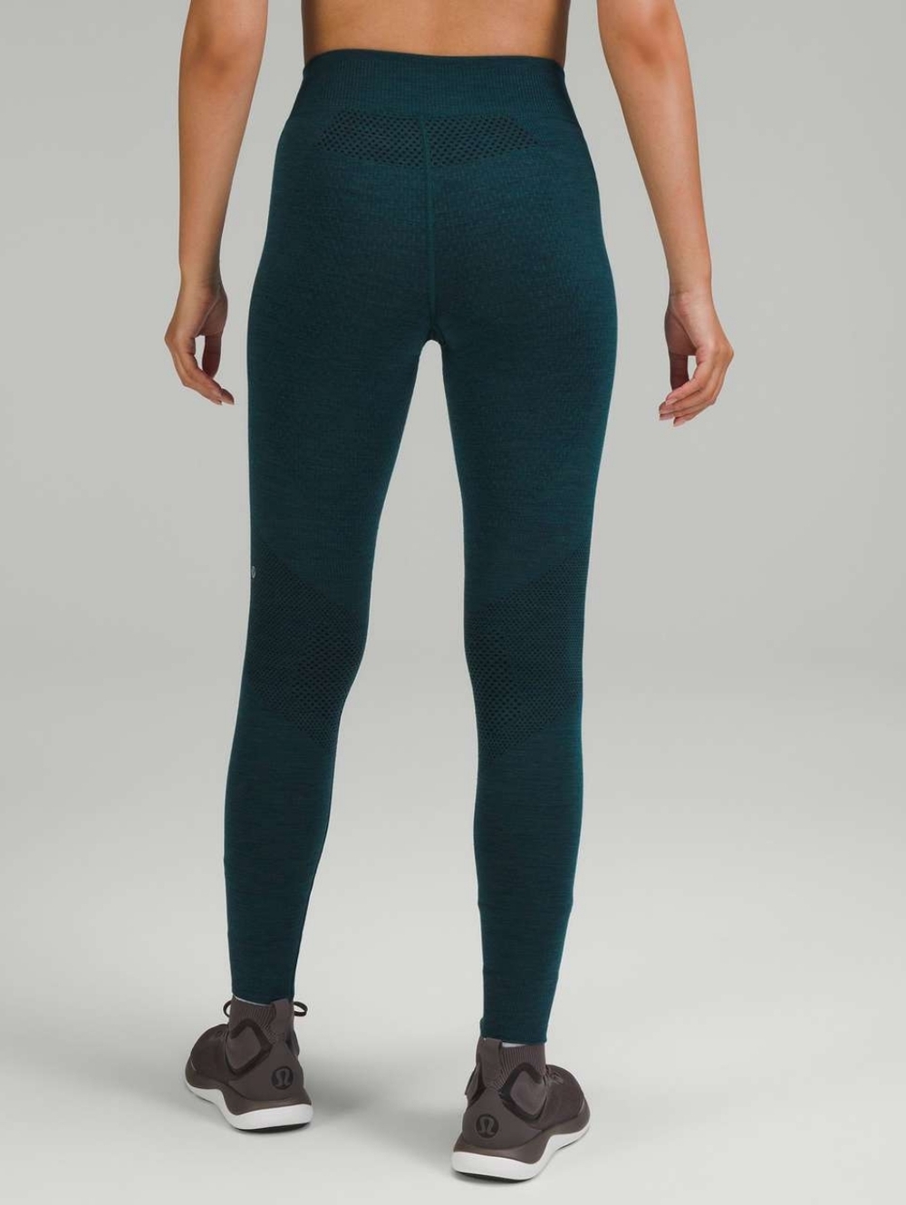 New Lululemon Keep the Heat Thermal High Rise Wool Leggings Green Jasper Size 2 - Picture 2 of 13